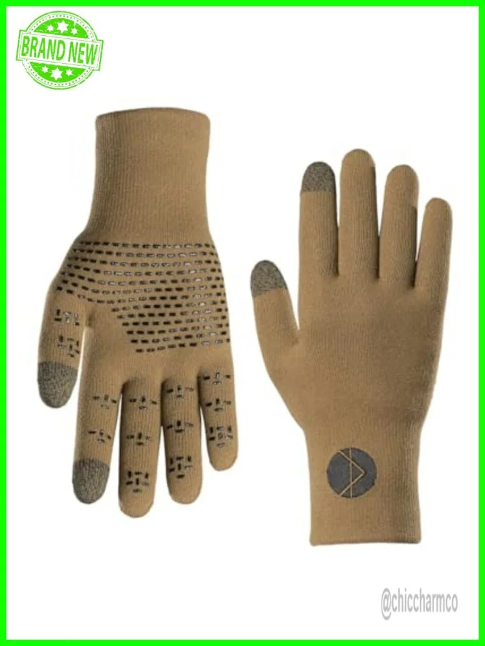 Waterproof Knit Gloves with Merino Wool Touchscreen